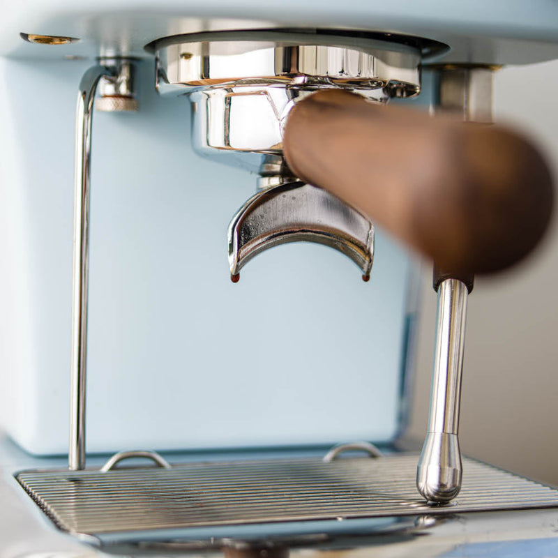 ascaso espresso machine dream pid blue walnut wand