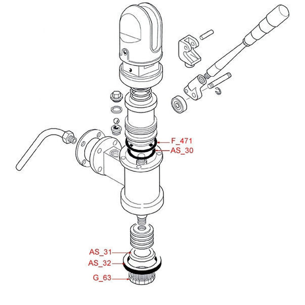 Lever Piston Re-build Kit