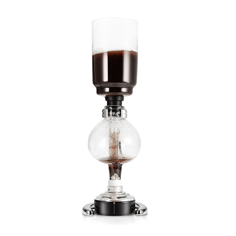 5-Cup Unique Syphon Coffee Maker Tabletop Glass Vacuum Siphon Coffee Tea  Brewer