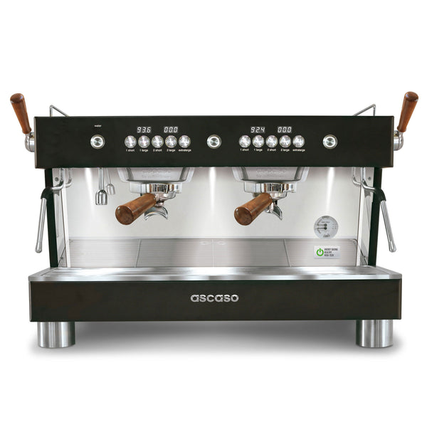 barista t 2 group espresso machine black