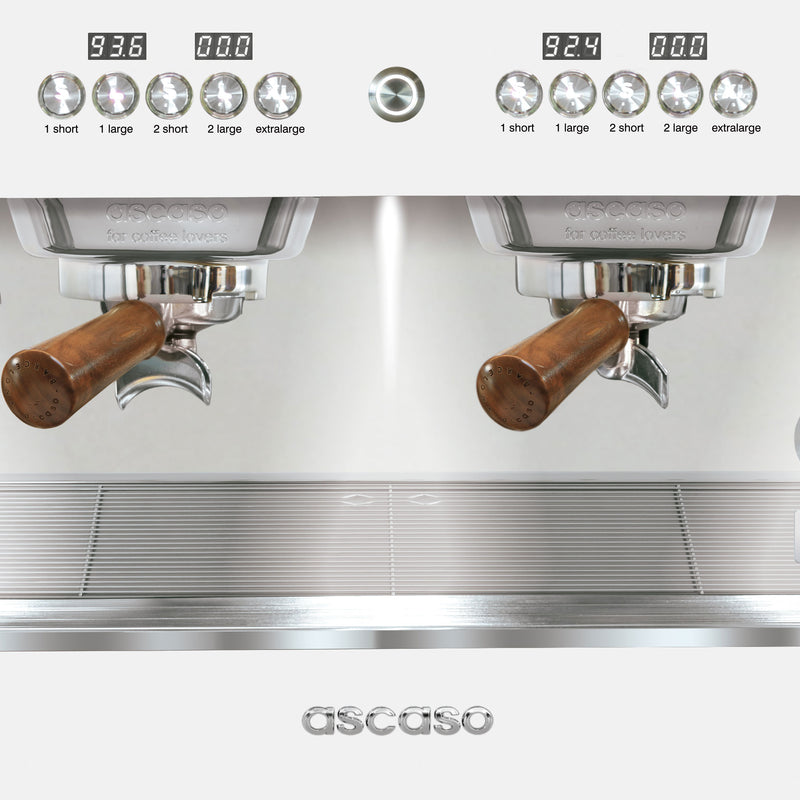 ascaso barista t plus espresso machine white