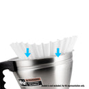 Paper Coffee Filters, Fits Batch Brewers - Size 14"x 5" (500 Count)