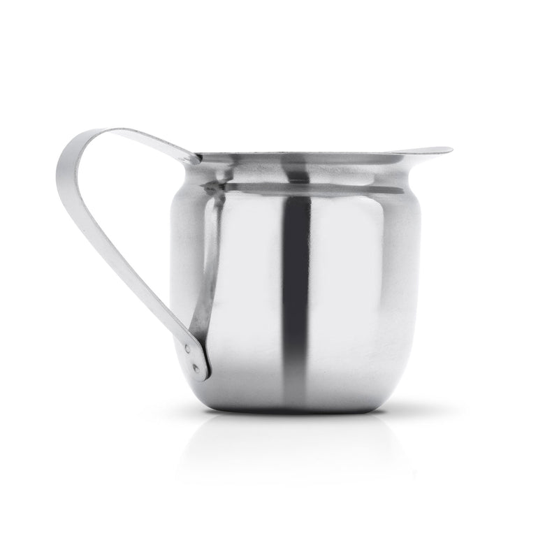 8 ounce stainless steel bell pitcher