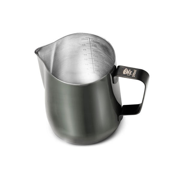 12oz stainless steel pitcher black