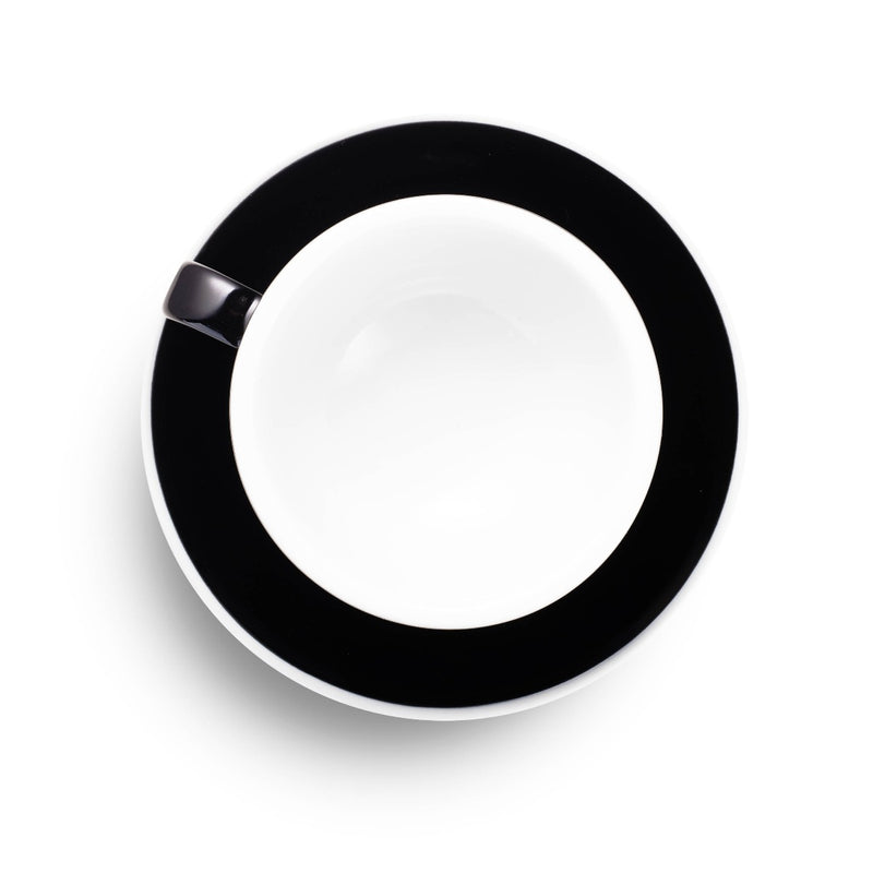 Egg Style Latte Cup & Saucer (10oz/300ml) - Set of 2