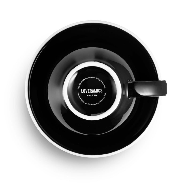 Egg Style Latte Cup & Saucer (10oz/300ml) - Set of 2