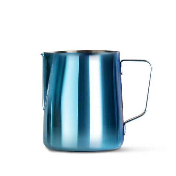 20oz blue stainless steel frothing pitcher