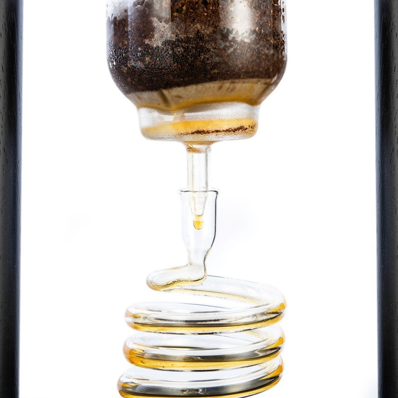 Yama 25 Cup Cold Drip Maker Straight Black Wood Frame (100oz) – Cafe Supply