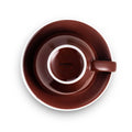 Egg Style Latte Cup & Saucer (10oz/300ml) - Set of 2
