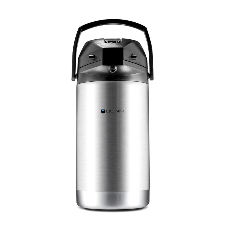 Choice 2.5 Liter Glass Lined Stainless Steel Airpot with Lever