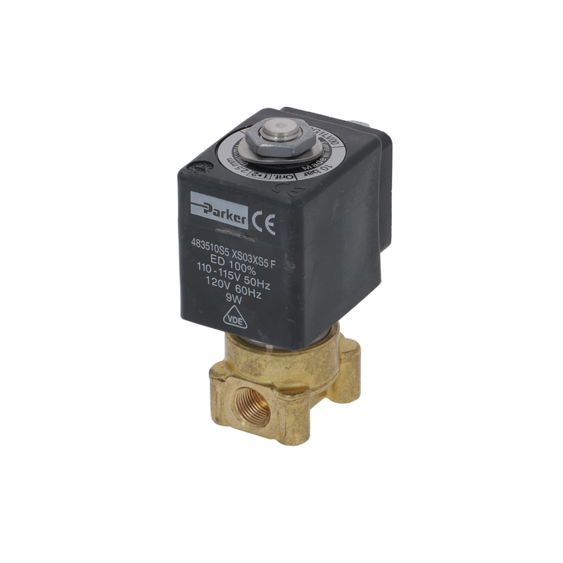 110V 50/60Hz 9W 1/8" x 1/8" Two-way Lucifer Solenoid