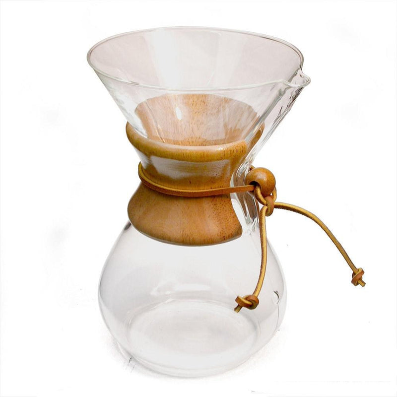 Chemex 6-Cup Glass Pour-Over Coffee Maker with Natural Wood Collar +  Reviews