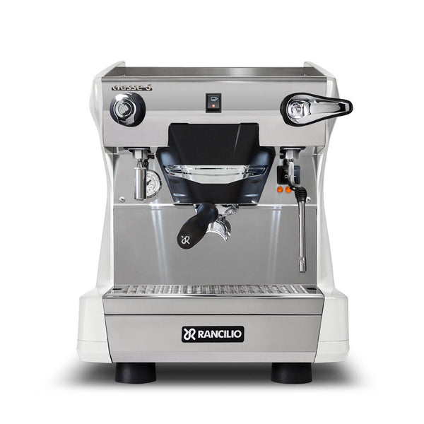 rancilio classe 5 s single group white espresso machine