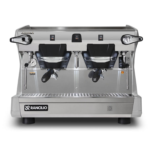 rancilio classe 5 s compact 2 group grey espresso machine
