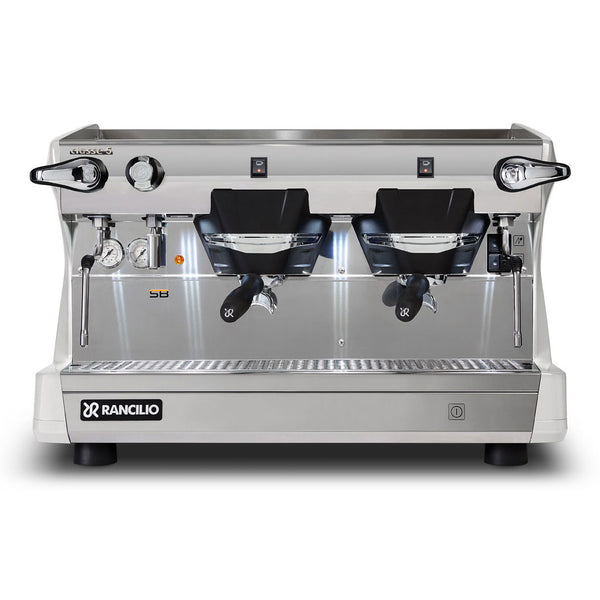 rancilio classe 5 s 2 group white espresso machine