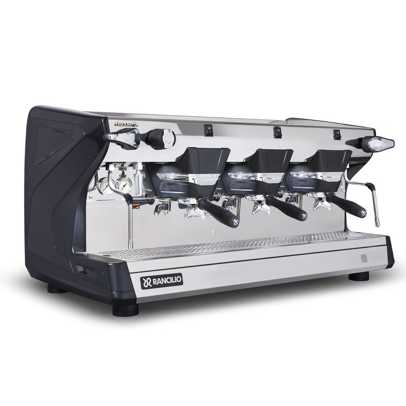 rancilio classe 5 s 3 group black espresso machine