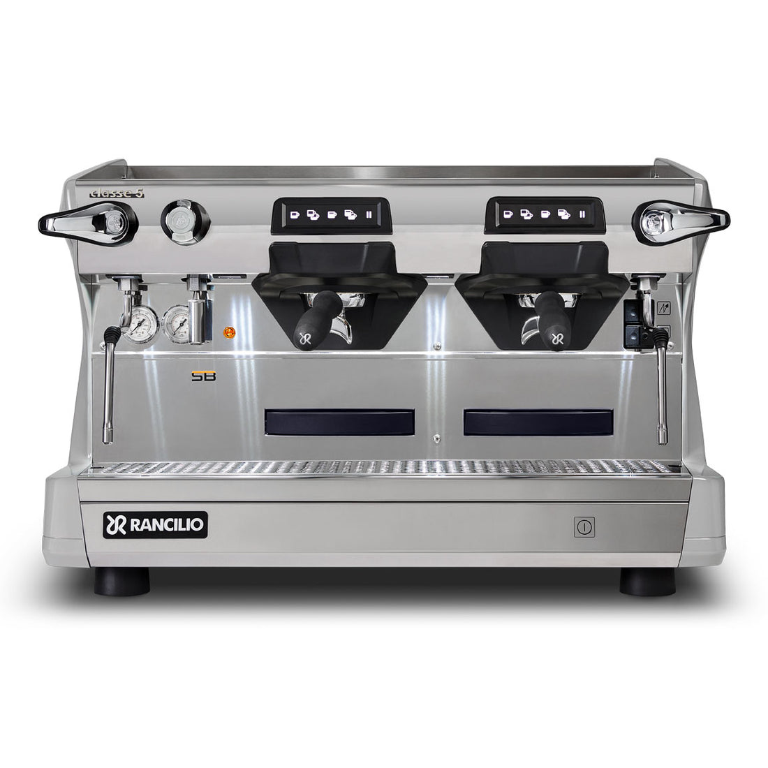 Rancilio Classe 5 エスプレッソマシン cla5usbta-2gr-gry_frt_e28320fd