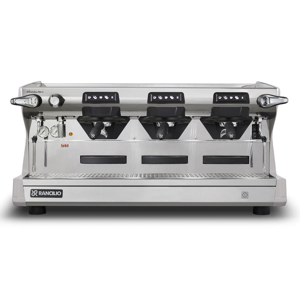 rancilio classe 5 usb tall 3 group white espresso machine