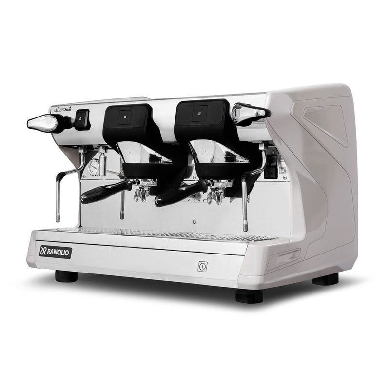 rancilio classe 7 s 2 group white espresso machine