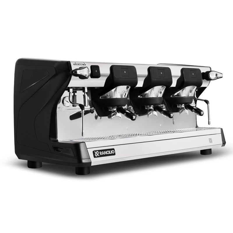 rancilio classe 7 s black 3 group espresso machine