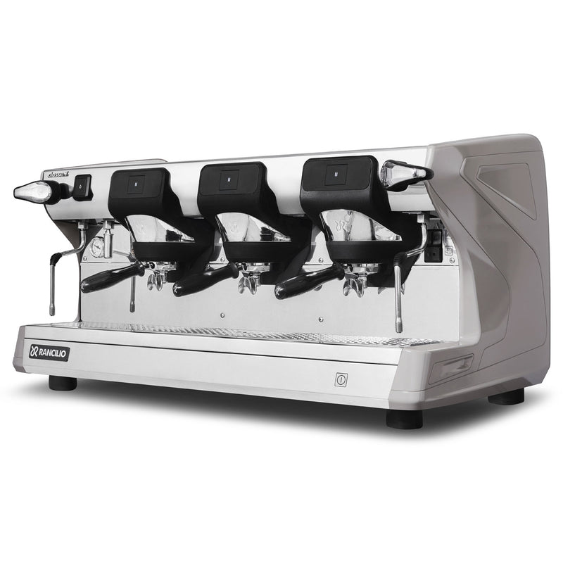 rancilio classe 7 s 3 group grey espresso machine