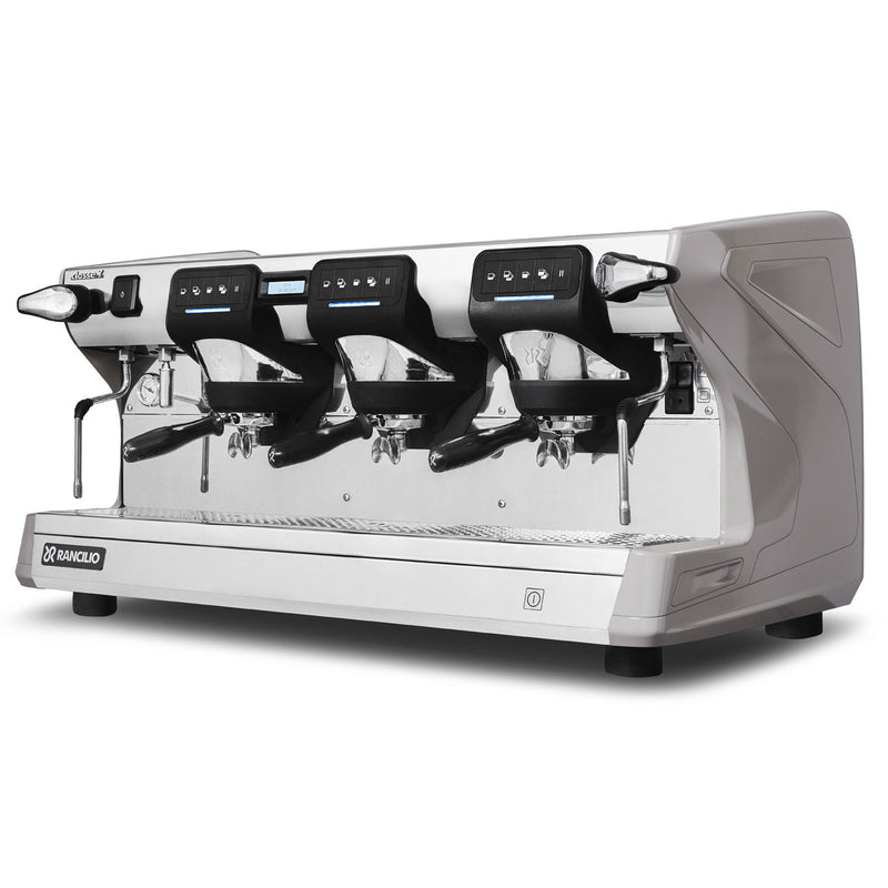 rancilio classe 7 usb 3 group grey espresso machine