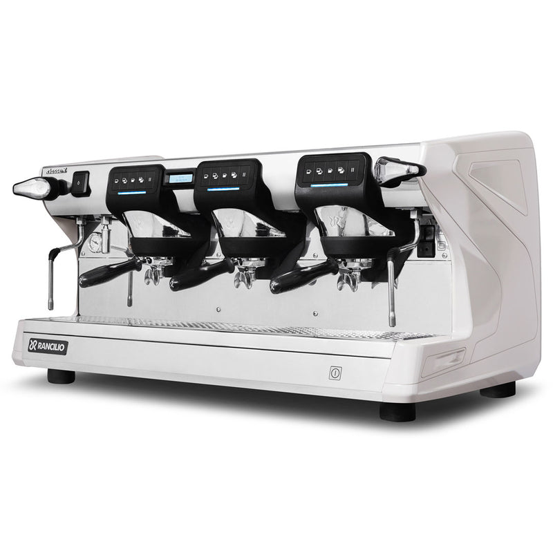 rancilio classe 7 usb white 3 group espresso machine