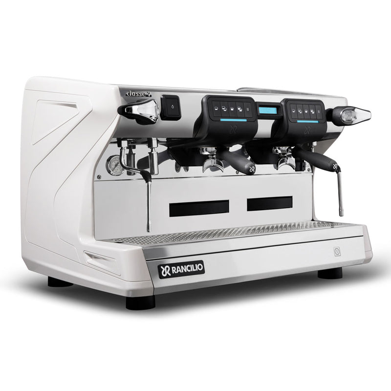 rancilio classe 7 usb tall white 2 group espresso machine