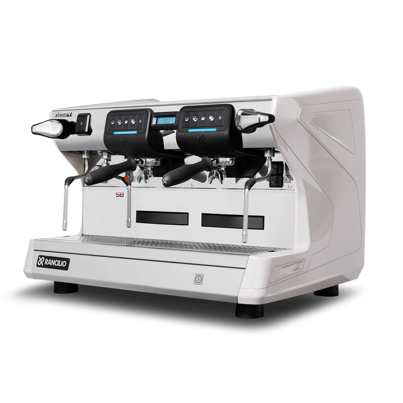 rancilio classe 7 usb tall white 2 group espresso machine