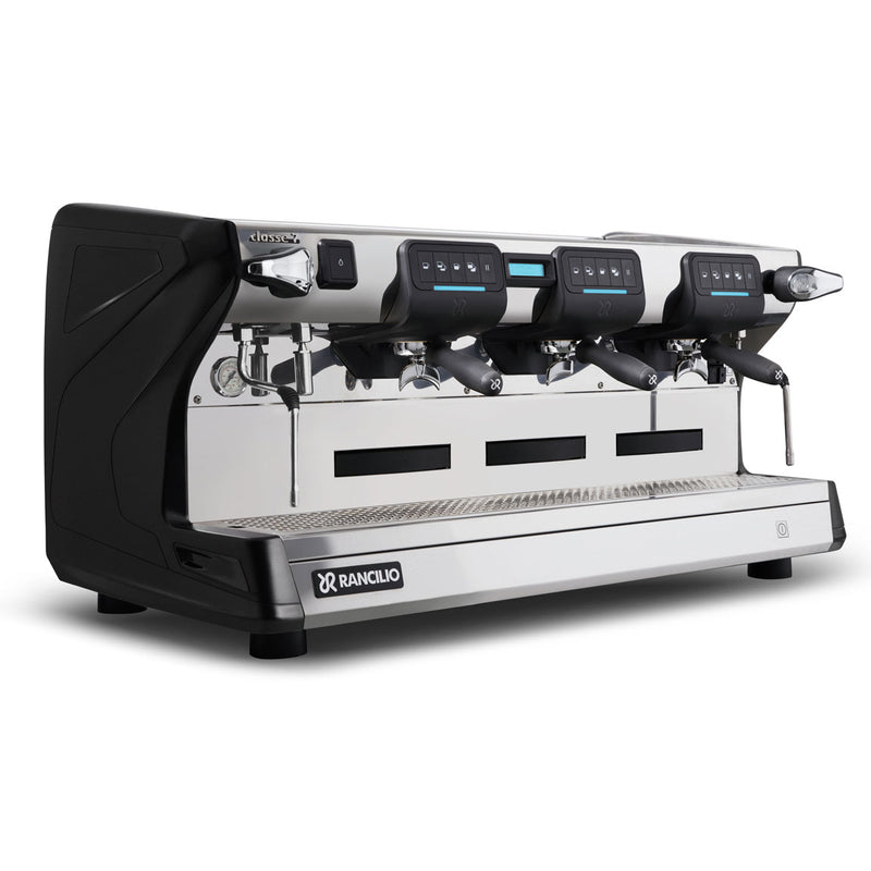 rancilio classe 7 usb tall black 3 group espresso machine