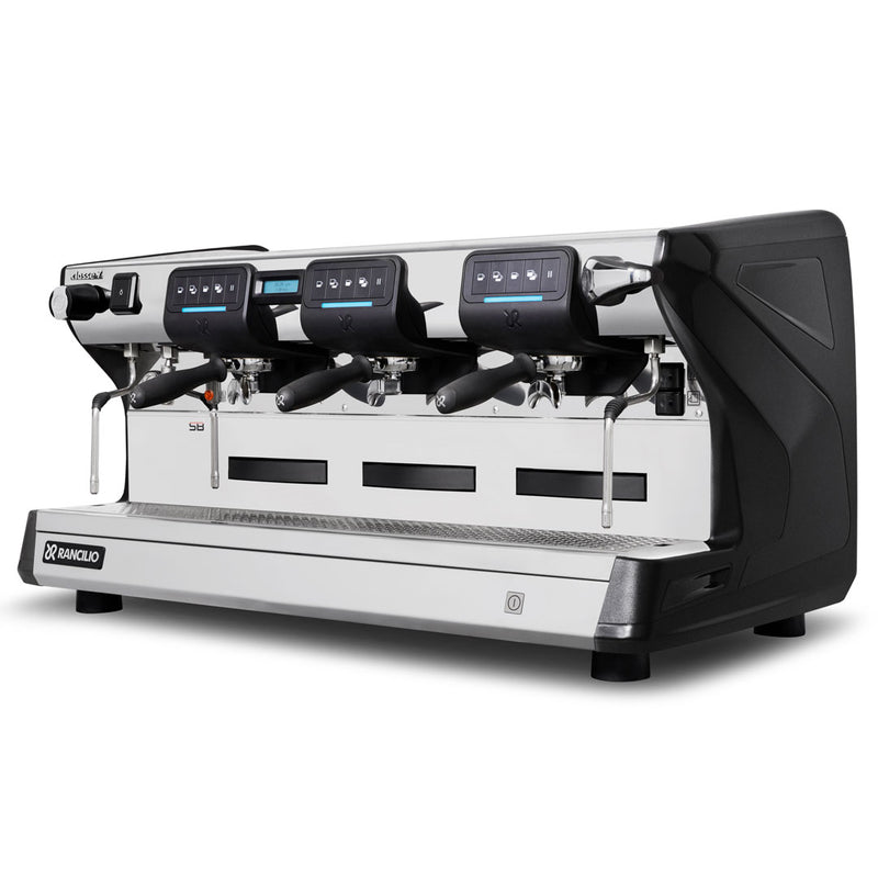 rancilio classe 7 usb tall black 3 group espresso machine