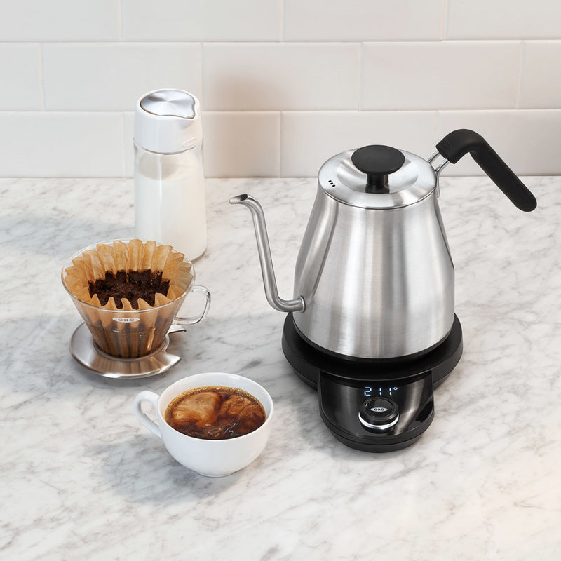 WHALL Gooseneck Electric Kettle - Tea/Coffee Kettle with LED