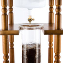 Yama 25 Cup Cold Brew Tower Curved Brown Wood Frame (100oz)