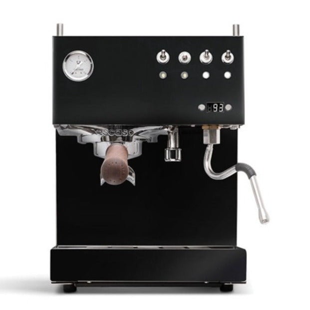 black ascaso duo espresso machine push steam 