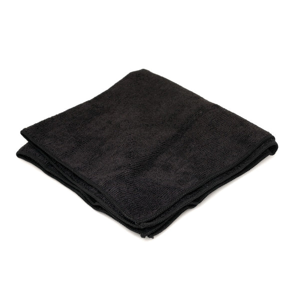 black microfiber 16 inch square cloth