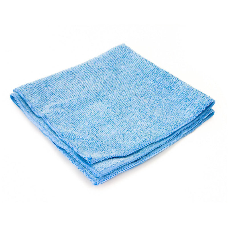 Clean Tek Professional Blue Microfiber Cleaning Cloth - 16 x 16 - 100  count box