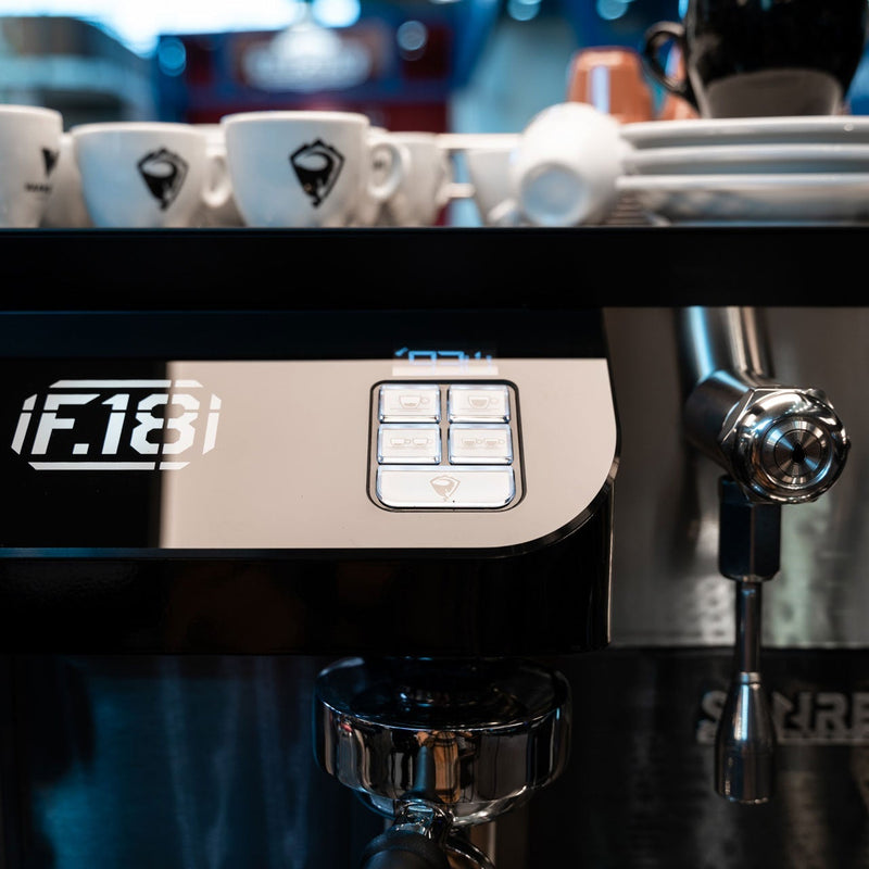 sanremo f18 3 group espresso machine display