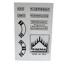 Faema Adhesive Function Transfer Printings