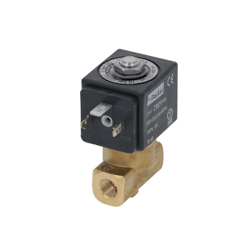 220V 50/60Hz 9W 1/8" x 1/8" Two-way Parker Solenoid