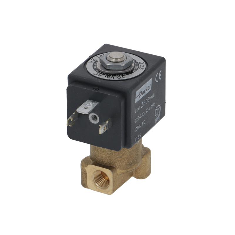 220V 50/60 HZ 1/8" x 1/8" Two-way Parker Solenoid