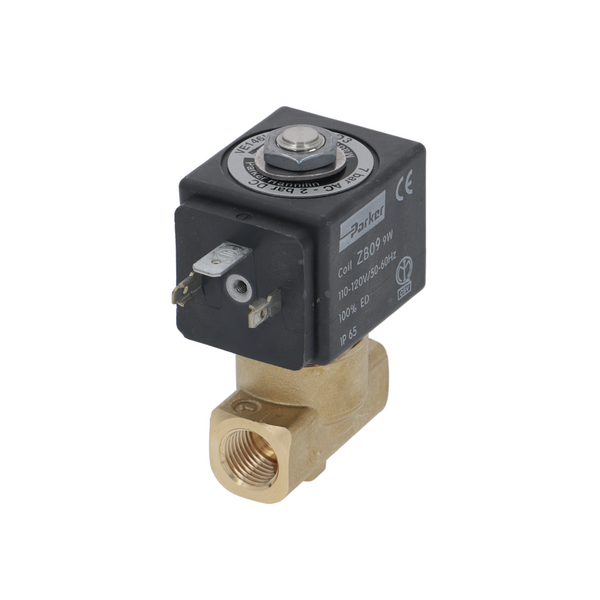 115V 50/60Hz 9W 1/4" x 1/4" Two-way Parker Solenoid