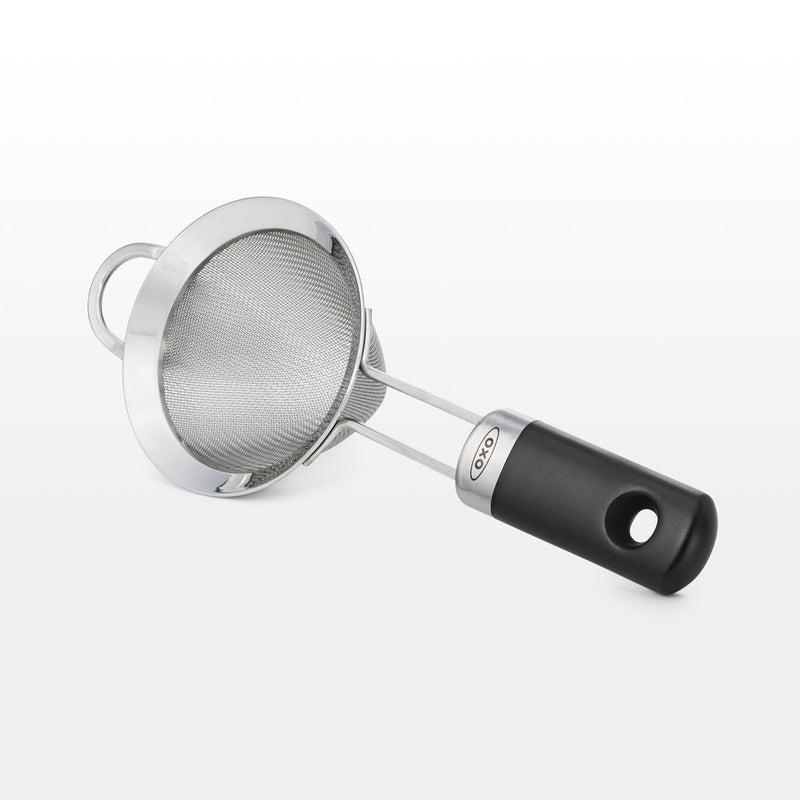 OXO Good Grips Mini Angled Measuring Cup & Cocktail Strainer, Steel