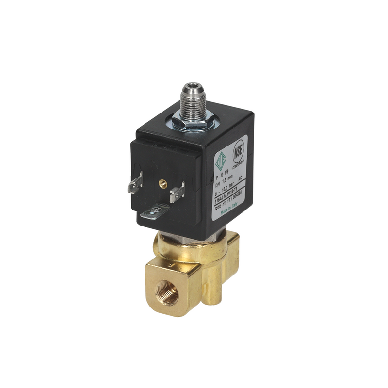 110V 8W 1/8" F x 1/8" F Three-way ODE Solenoid