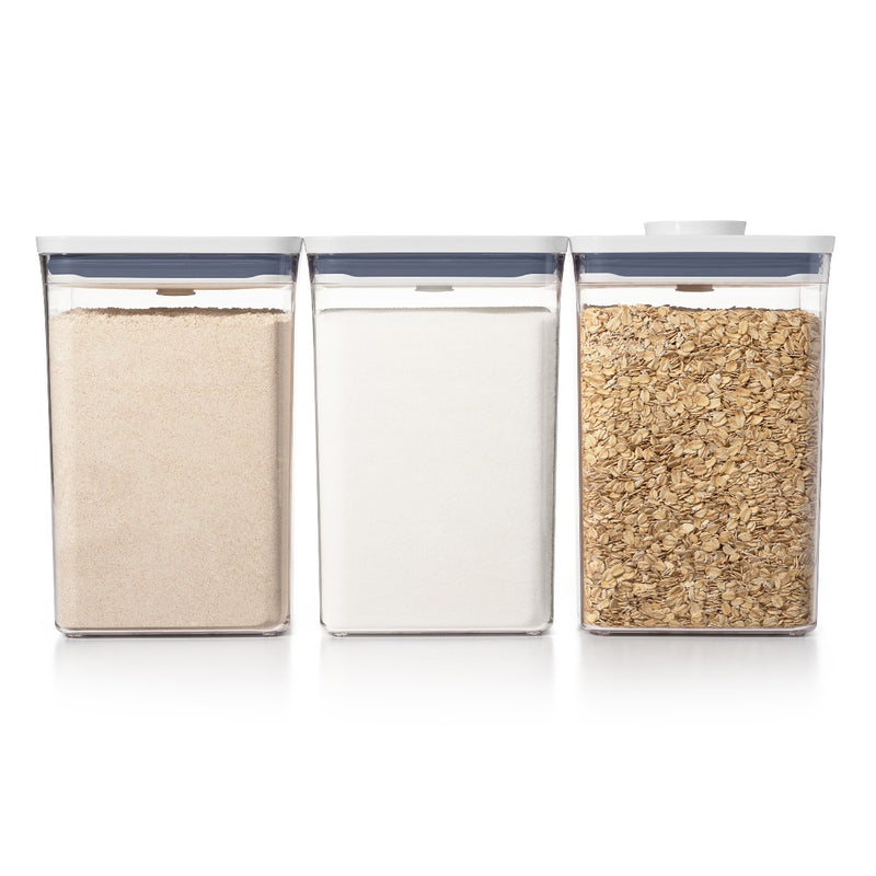 OXO Good Grips 8-Piece Baking Essentials POP Container Set, White & Good  Grips POP Container Removable Labels,White
