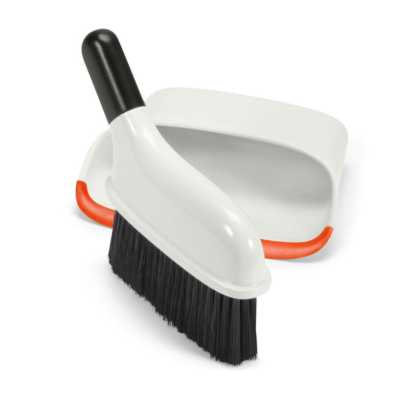 Oxo Compact Dustpan and Brush Set, White