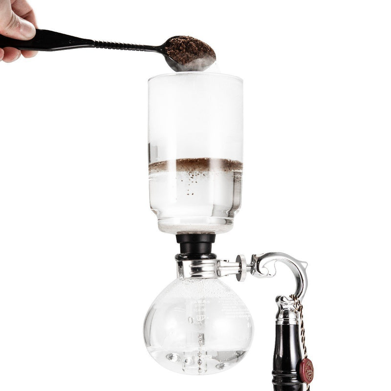 Unique 5-Cup Syphon Coffee Maker Tabletop Glass Vacuum Siphon Coffee Tea  Brewer