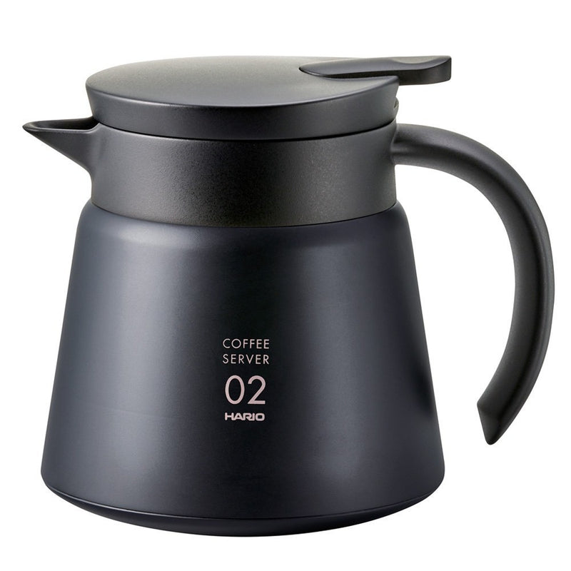 hario v60 vacuum insulated metal server black