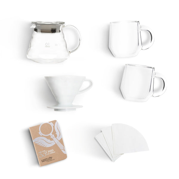 hario v60 01 pour over coffee set