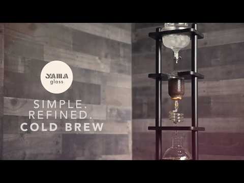 Yama Cold Drip Maker Wood Frame 25 Cups - Caffeine Lab