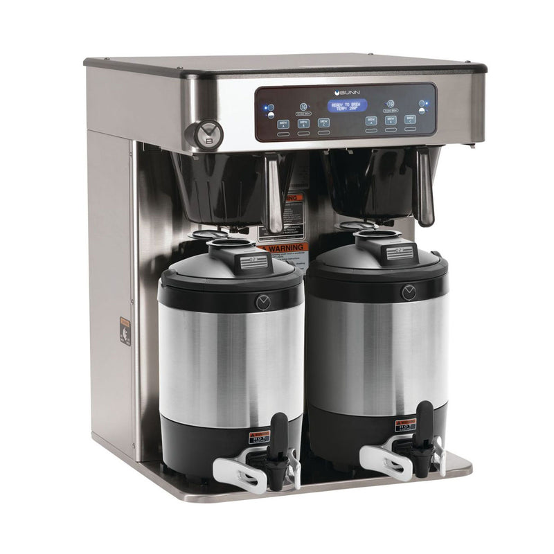bunn icb twin stainless steel brewer